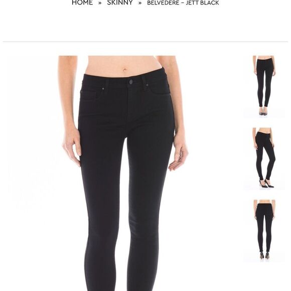 Fidelity Belvedere Ginza   black jeans - Picture 1 of 10